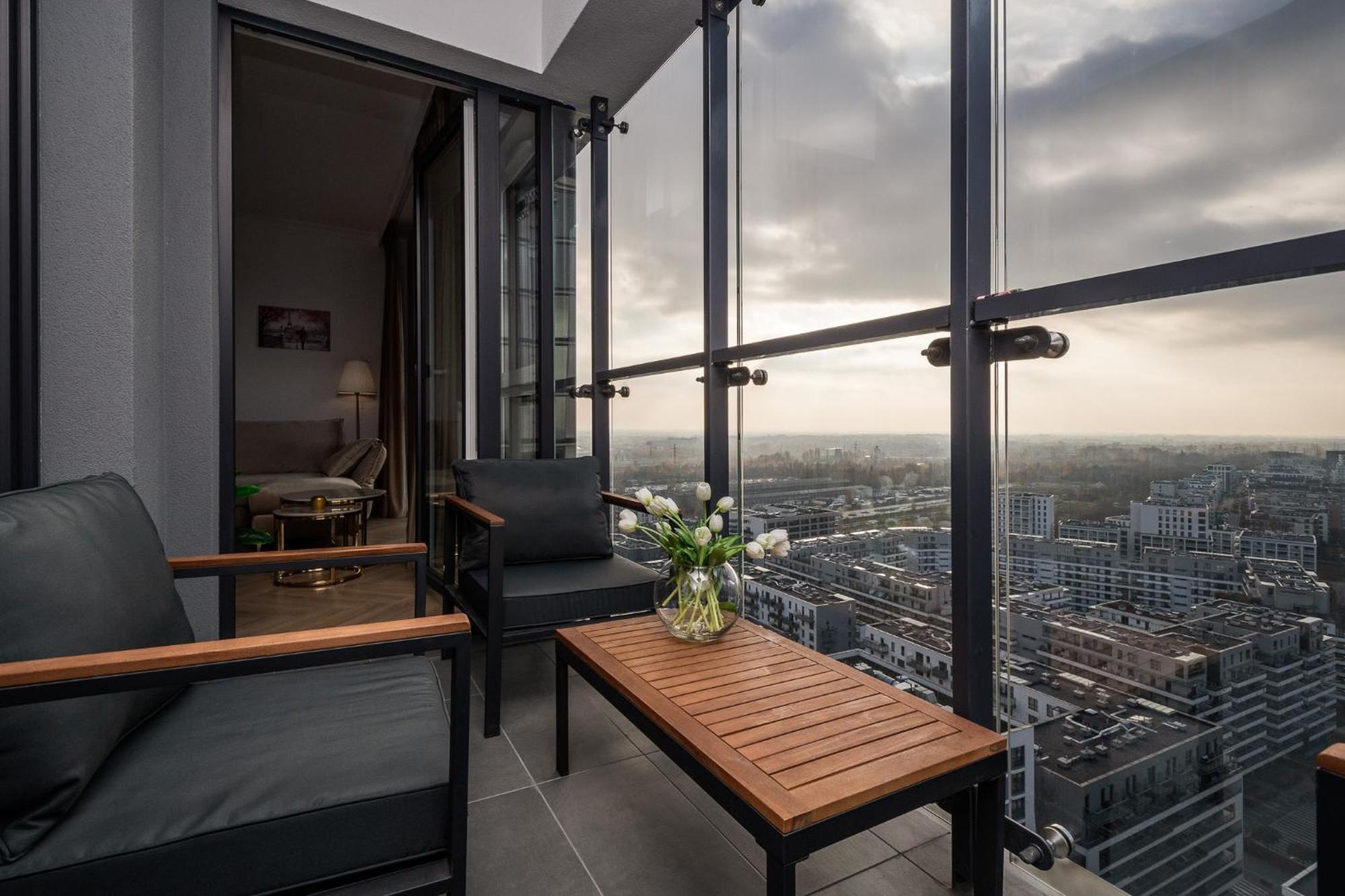 Panorama Viev Top 22Th Floor Free Garage By Perfect Apart 2211 Apartment Warsaw Exterior photo