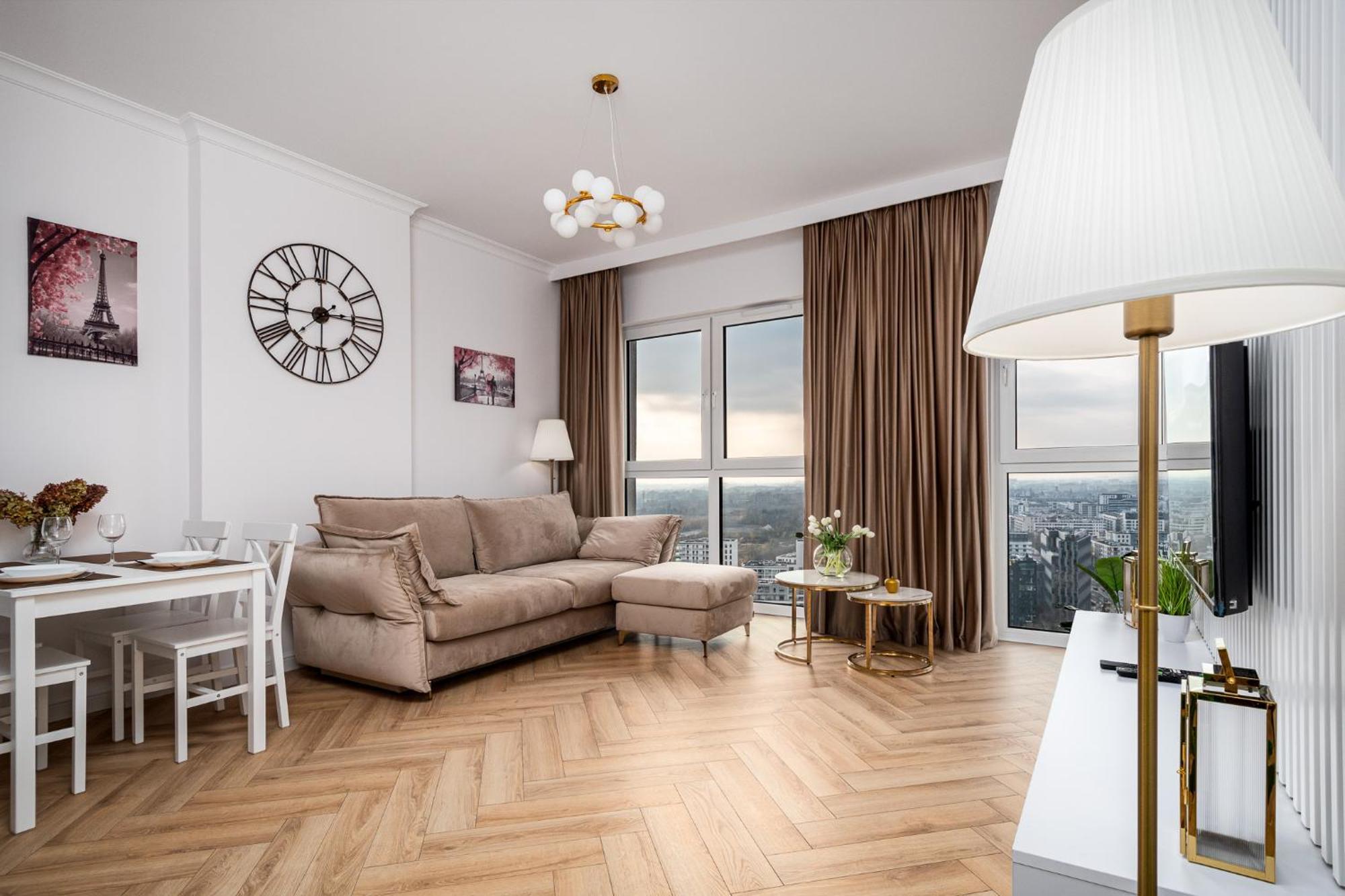 Panorama Viev Top 22Th Floor Free Garage By Perfect Apart 2211 Apartment Warsaw Exterior photo